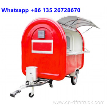 Customized food cart for coffee icecream with CE